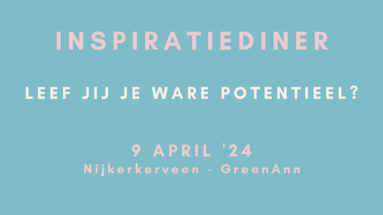 inspiratiediner, 9 april, nijkerkerveen, greenann, annet groen, irene van gent
